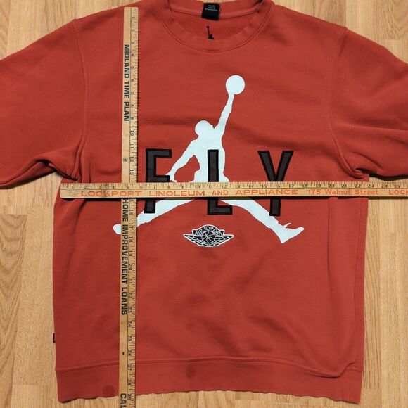 Air Jordan Crewneck Sweatshirt Mens Large Jumpman Fly Logo Basketball - Picture 5 of 11